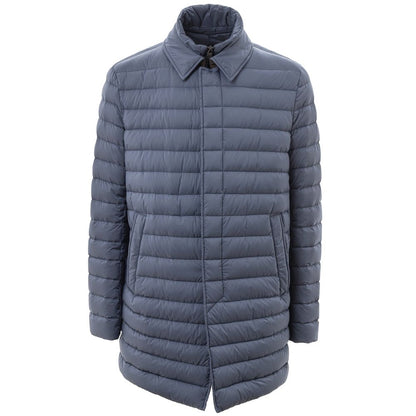 Herno Blue Polyester Jackets & Coat