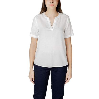 Street One White Viscose Blouse