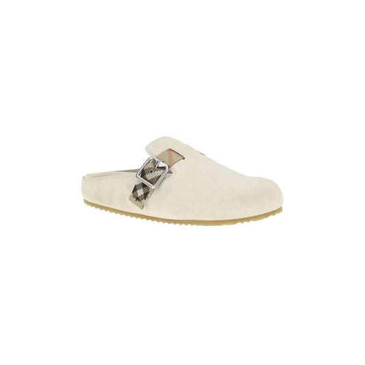 Burberry Clogs Urchin Sandals Burberry Light Gray