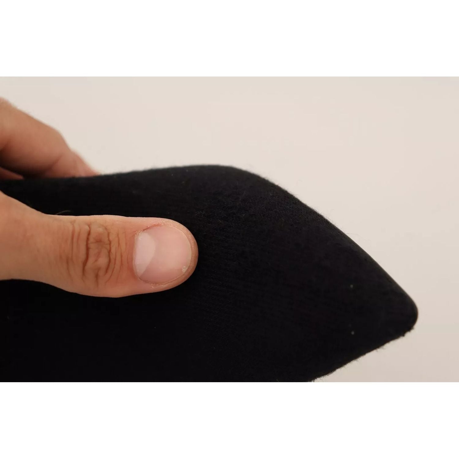 GCDS Black Suede Logo Socks Block Heel Ankle Boots Shoes