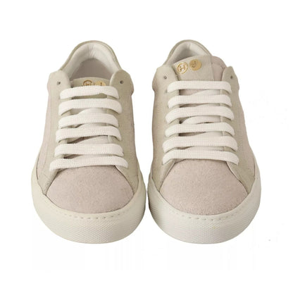 HIDE & JACK Off White Low Top Lace Up Sneakers Shoes