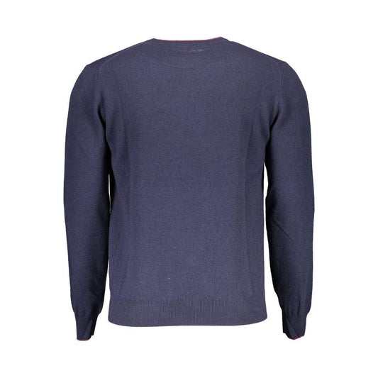 Harmont & Blaine Blue Wool Men Sweater Harmont & Blaine Dark Slate Gray