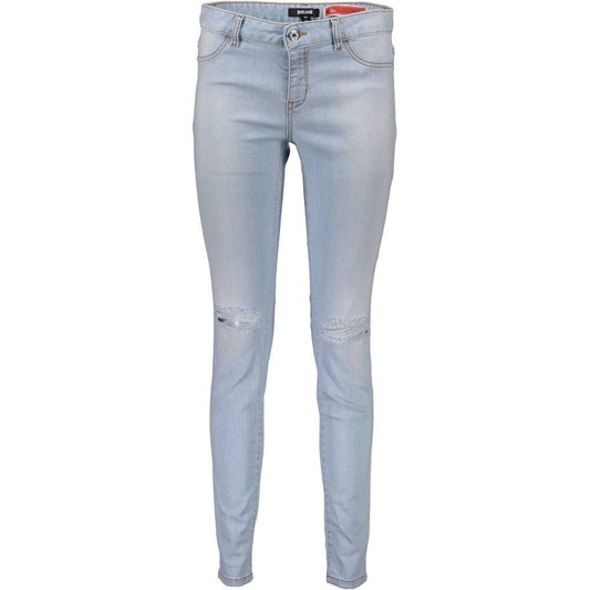 Just Cavalli Blue Cotton Women Jeans