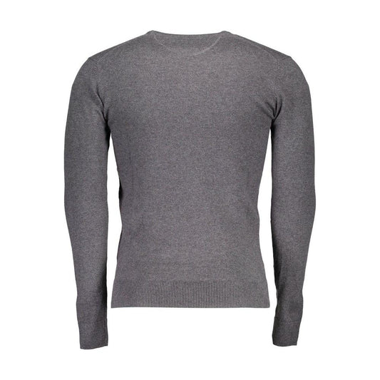 U.S. POLO ASSN. Gray Cotton Men Sweater U.S. POLO ASSN. Dim Gray