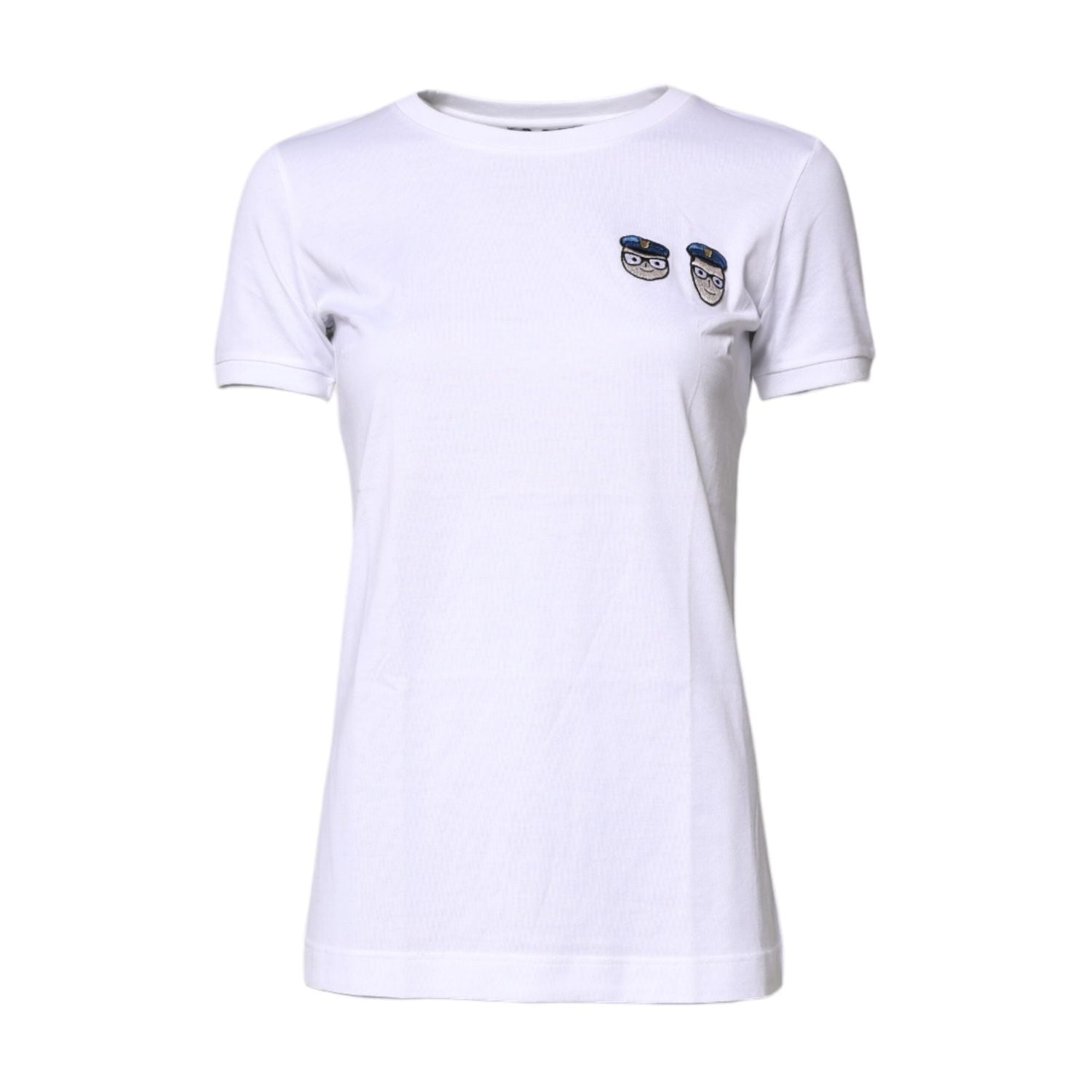 Dolce & Gabbana White #DGFamily Cotton Crew Neck T-shirt