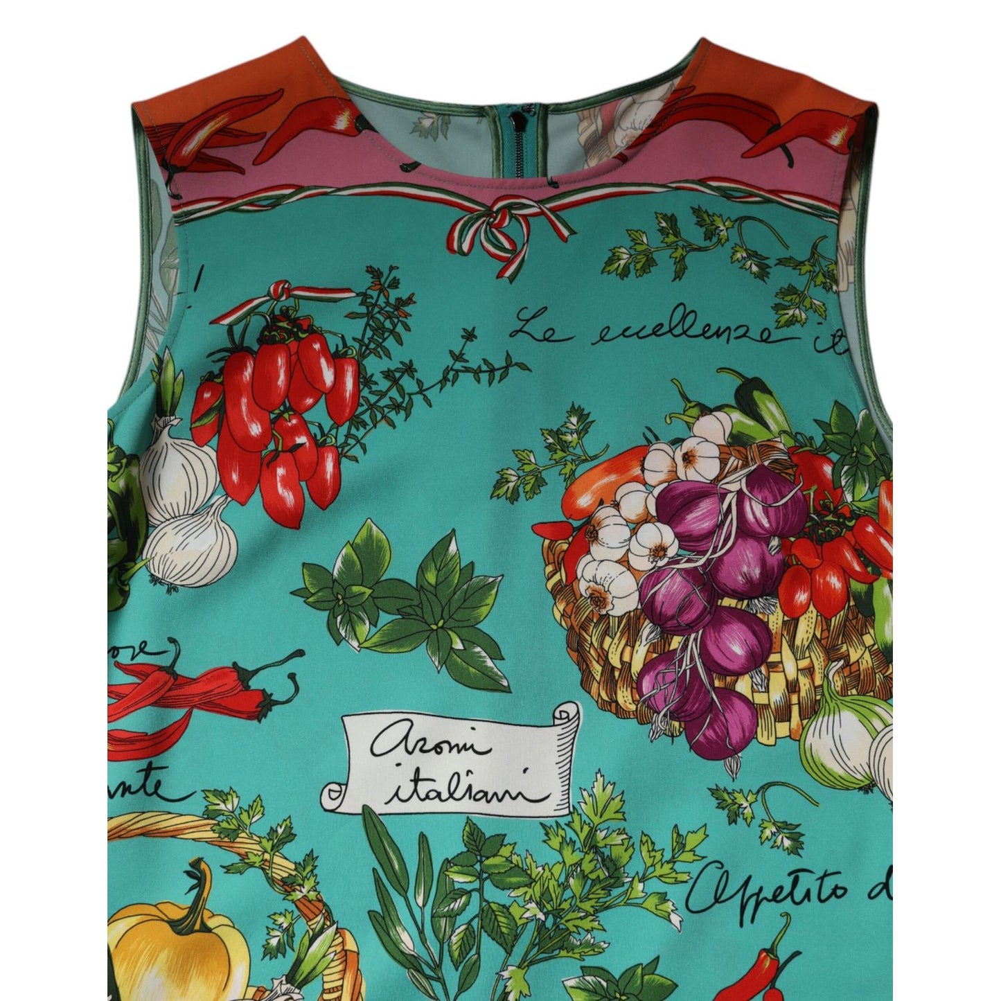 Dolce & Gabbana Multicolor Floral Silk Sleeveless Tank Top