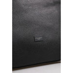 Dolce & Gabbana Black Calfskin Leather Men Shoulder Duffle Bag BAG4347