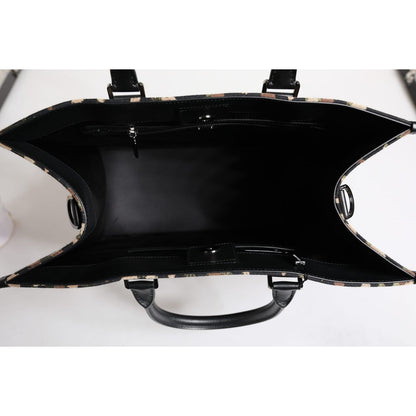 Dolce & Gabbana Multicolor Leopard Shopping Tote Shoulder Bag