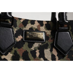 Dolce & Gabbana Multicolor Leopard Shopping Tote Shoulder Bag