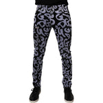 Dolce & Gabbana Black Logo Monogram Cotton Skinny Denim Jeans PAN75161-48