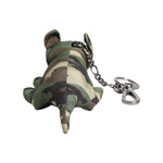 Dolce & Gabbana Multicolor Camouflage Animal Silhouette Keychain Keyring SMY10696