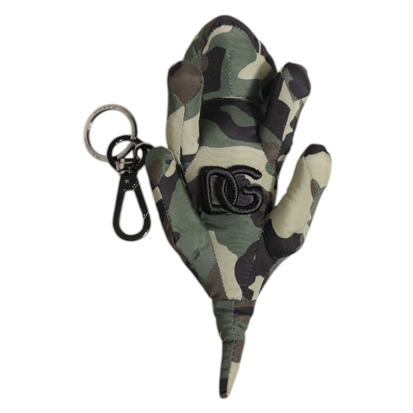 Dolce & Gabbana Multicolor Camouflage Animal Silhouette Keychain Keyring SMY10696