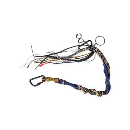 Dolce & Gabbana Multicolor Braided Rope Logo Bag Shoulder Strap