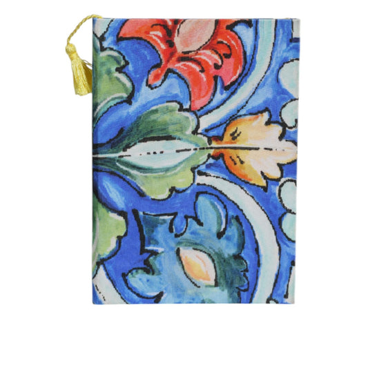 Dolce & Gabbana Multicolor Polyester Floral Siciliano Print Notebook SMY10587