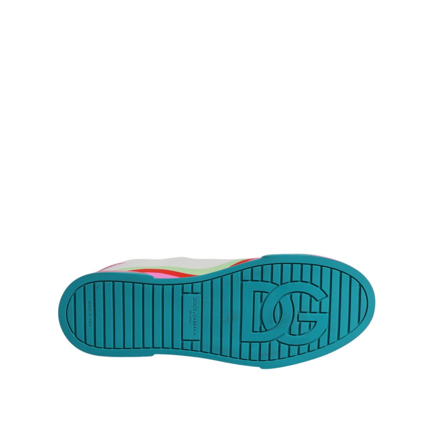 Dolce & Gabbana Multicolor Low Top Trainers Sneakers Shoes