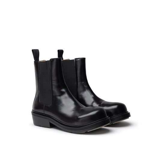 Bottega Veneta Black Leather Boot BO-8429676-EU42/US9