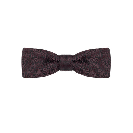 Dolce & Gabbana Black Silk Bowty DO-8299676-ONE SIZE