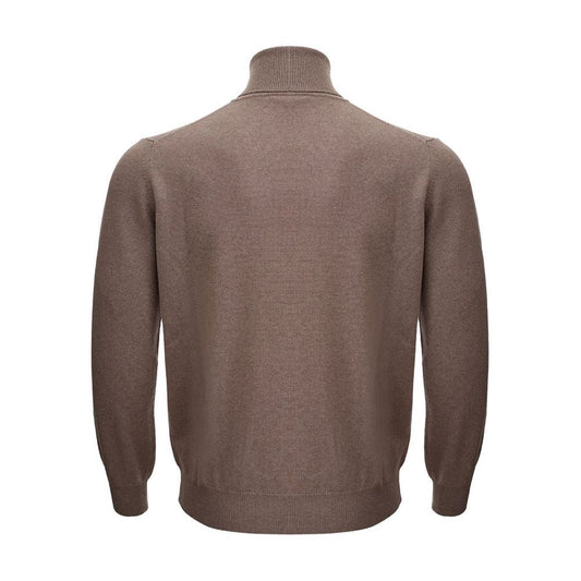 KANGRA Brown Wool Sweater KANGRA Dim Gray