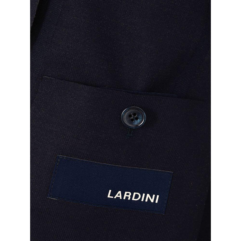 优雅蓝色棉质 Lardini 夹克