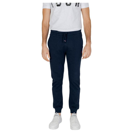 U.S. POLO ASSN. Blue Cotton Joggers Workout Pant US-13433800010-IT52 | XL