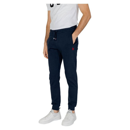 U.S. POLO ASSN. Blue Cotton Joggers Workout Pant US-13433800010-IT52 | XL