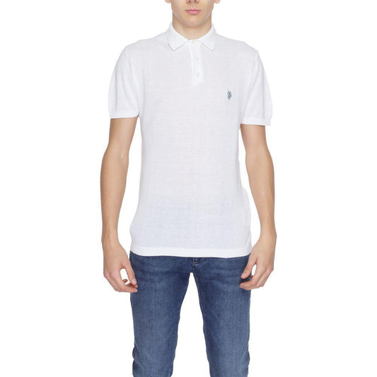 U.S. POLO ASSN. White Cotton Sweater