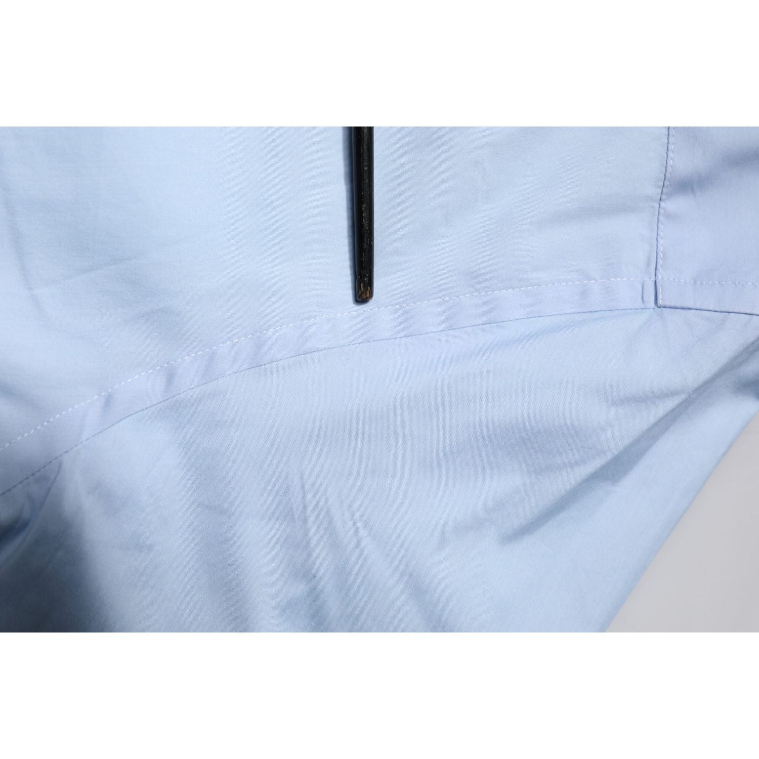 Dolce & Gabbana Light Blue Cotton GOLD Dress Formal Shirt