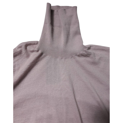 Dolce & Gabbana Brown Cashmere Turtleneck Pullover Sweater