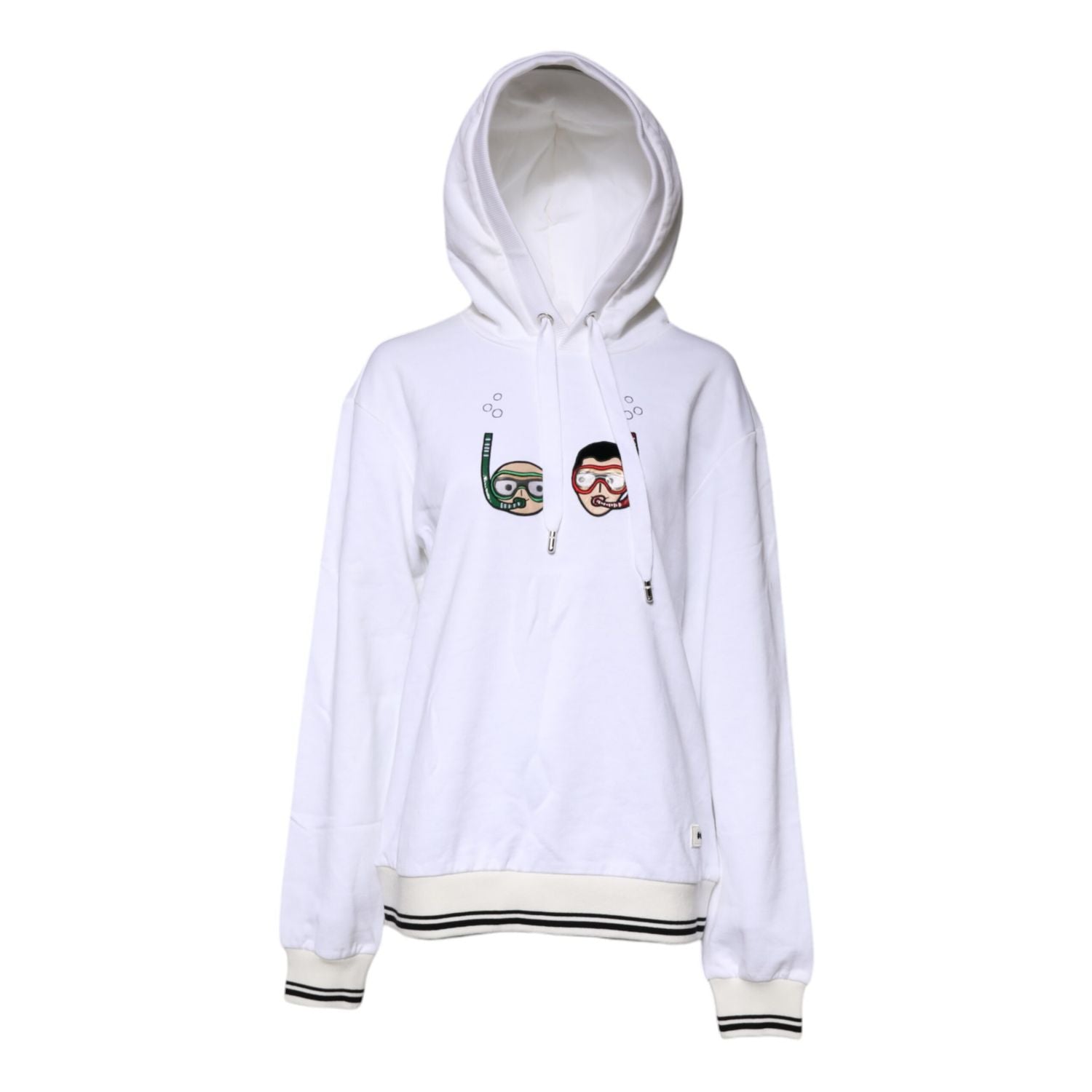 Dolce & Gabbana White #DGFamily Hooded Sweatshirt Sweater