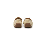 Bally Beige Leather Moccassin BA-2387672-EU41/US8