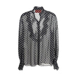 Valentino Polka dot silk Shirt VA-6B0AB7J19ABTB1-IT46|XL
