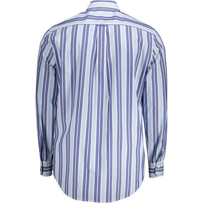 Gant Light Blue Cotton Men Shirt