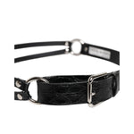 Dolce & Gabbana Black Exotic Leather Metal Logo Buckle Belt BEL9320-90