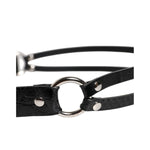 Dolce & Gabbana Black Exotic Leather Metal Logo Buckle Belt BEL9320-90