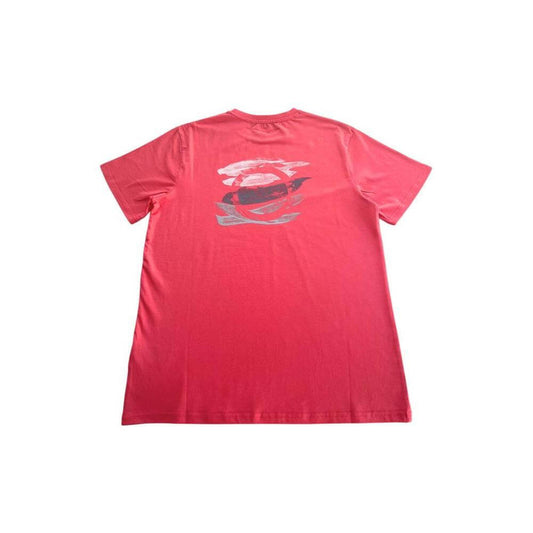 Trussardi Beachwear Red Cotton Men T-Shirt
