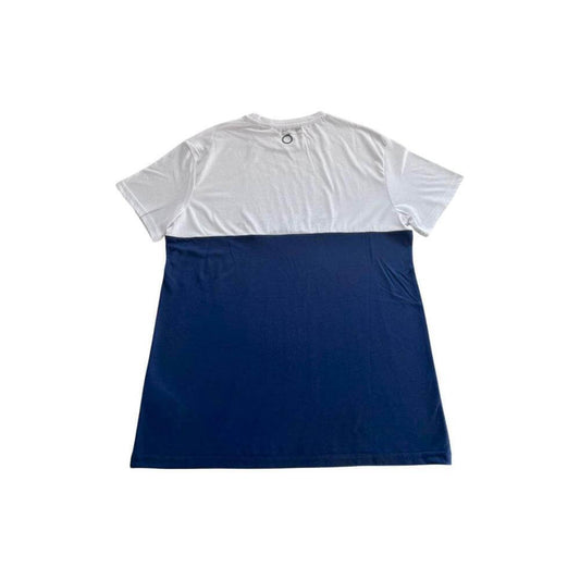 Trussardi Beachwear Blue Cotton Men T-Shirt TR-24799-S
