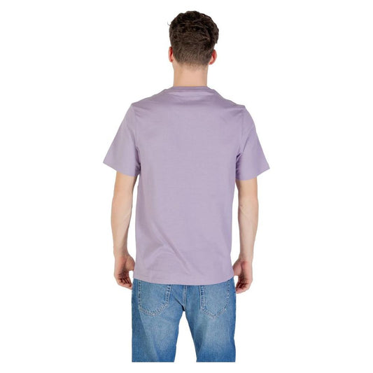 Lyle & Scott Purple Cotton T-Shirt