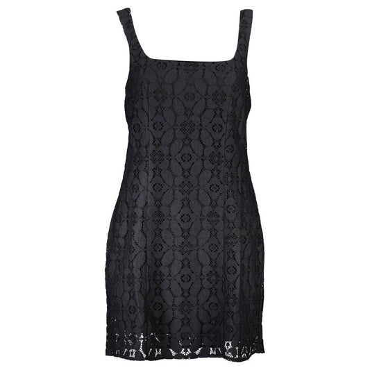 Desigual Black Polyester Women Dress Desigual Dark Slate Gray