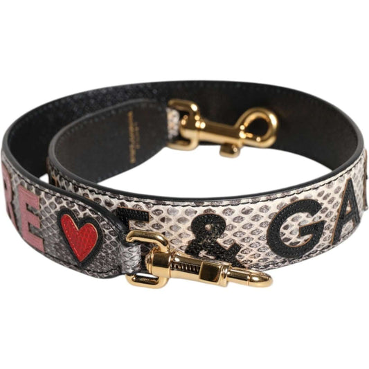 Dolce & Gabbana Multicolor DG AMORE Patch Bag Shoulder Strap WMB497