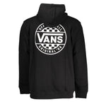 Vans Sleek Black Zip Hoodie with Logo Print VA-25431-S