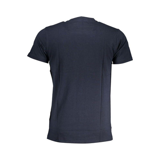 Cavalli Class Blue Cotton T-Shirt Cavalli Class Dark Slate Gray