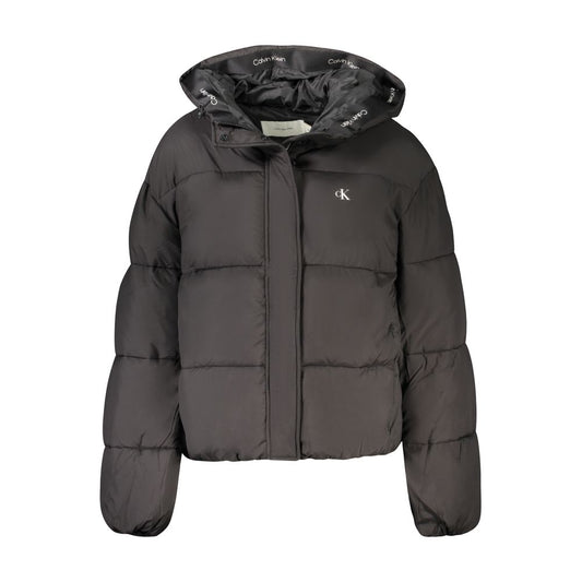 Calvin Klein Black Polyester Women Jacket Calvin Klein Dark Slate Gray