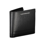 Tommy Hilfiger Black Leather Men Wallet TO-20424