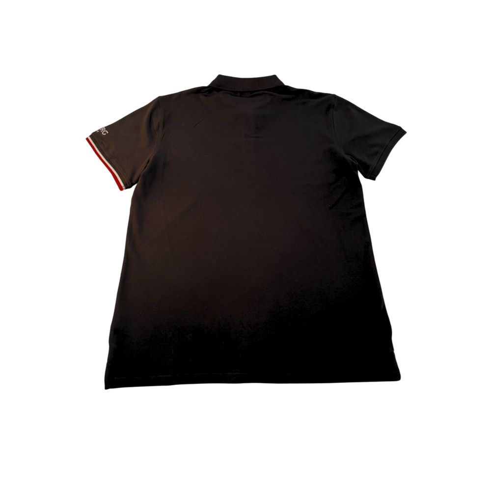 Iceberg Black Cotton Polo Shirt