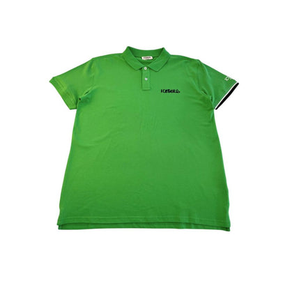Iceberg Green Cotton Men's Polo Shirt