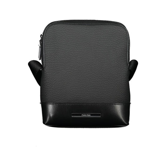 Calvin Klein Sleek Black Shoulder Bag with Contrasting Details Calvin Klein Dark Slate Gray