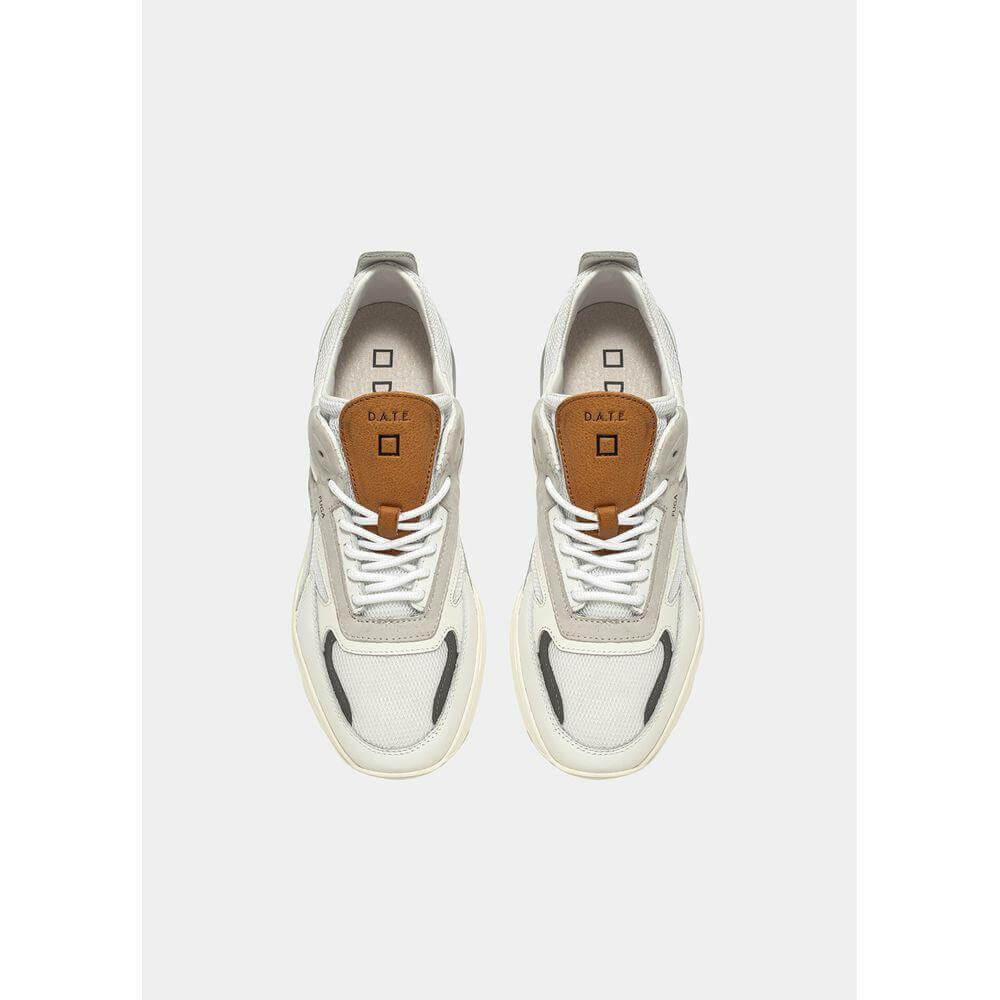 D.A.T.E White Leather Sneaker DA-15183-EU41/US8