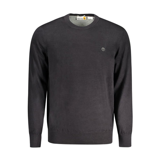 Timberland Black Cotton Men Sweater Timberland Dark Slate Gray