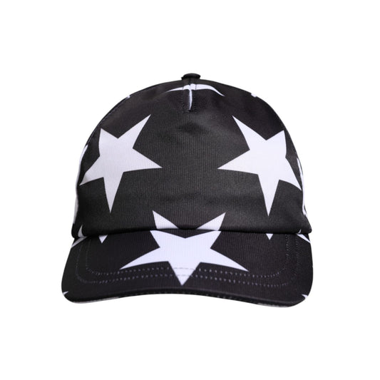 Dolce & Gabbana Black Star Print Polyester Baseball Cap HAT9647-56