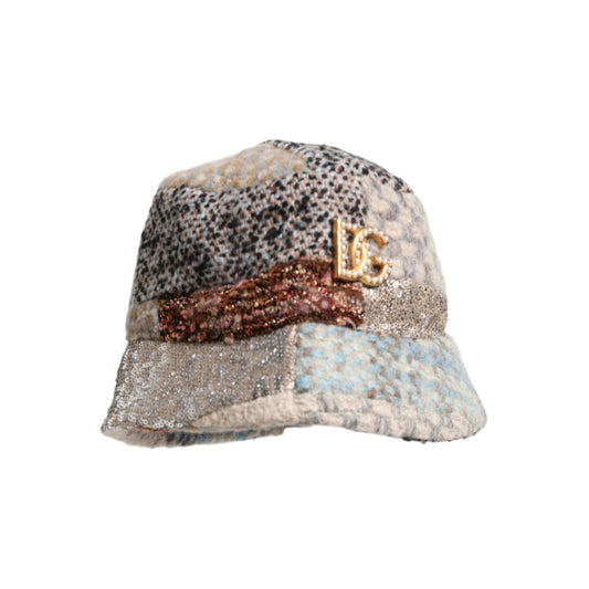Dolce & Gabbana Multicolor Patchwork Embellished Bucket Hat HAT9741-57